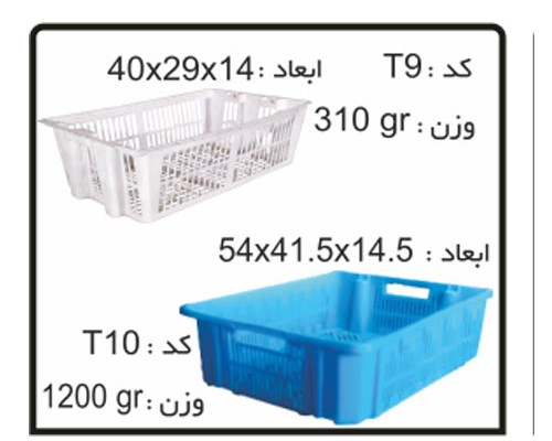 جعبه های صادراتی (ترانسفر)کدT10
